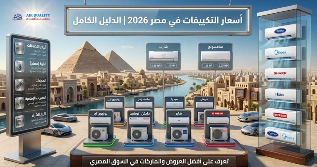اسعار التكييفات في مصر 2026